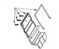 Betco Pedal Kit for Power Up E8994400