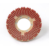 Floor scrubber pad holder padlok