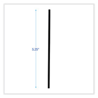 Boardwalk BWKSTRU525B10 Single Tube Stir Straws