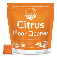 Diversey DVO9320930 Aqua ChemPacs Citrus Floor Cleaner front