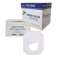 General Supply TEHGVTSC5000 Half Fold Toilet Seat Covers