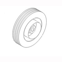 Nilfisk NF1463184000 wheel for Clarke Viper and Advance