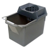 Rubbermaid 6194stl mop bucket 15 quart funnel shaped