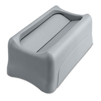 Rubbermaid 267360gra Slim Jim recycling lid with swing