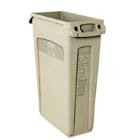 Rubbermaid 354060bei Slim Jim trash can 23 gallon