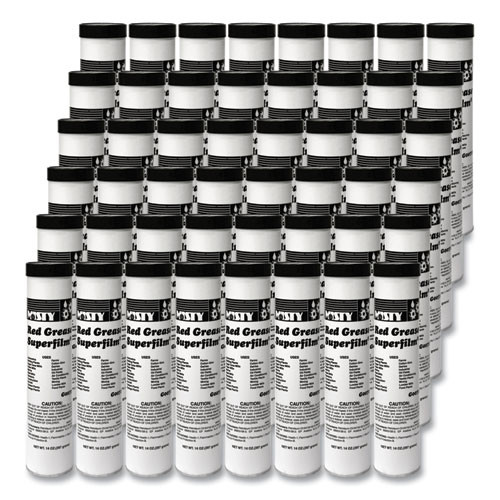 Misty red grease tubes 14oz each case of 48
