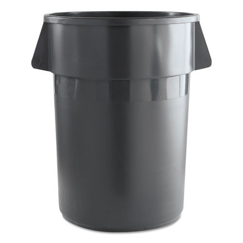 Boardwalk BWK44GLWRGRA trash can 44 gallon round