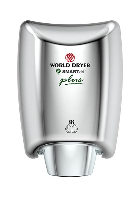 World Dryer Smartdri Plus k972p2 hand dryer high no touch