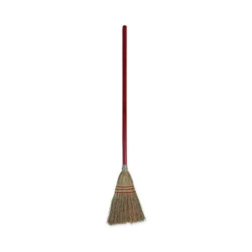 Boardwalk BWK951TCT Toy Lobby Dust Pan Broom with 32 inch wood handle 100 per cent corn fiber case of 12
