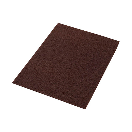 Maroon Strip floor pads 12x18 inch case of 10 pads