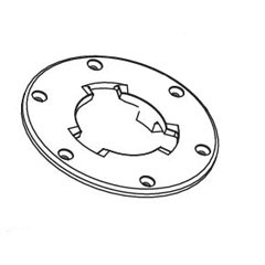 Nilfisk NFVF89803 brush hub for Clarke Viper and