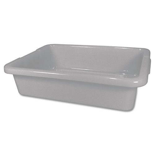 Rubbermaid 3349gra bus box plastic 15 inch x