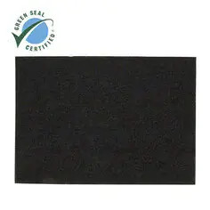 3M 7200 black strip rectangle floor pads 14x20 case of 10