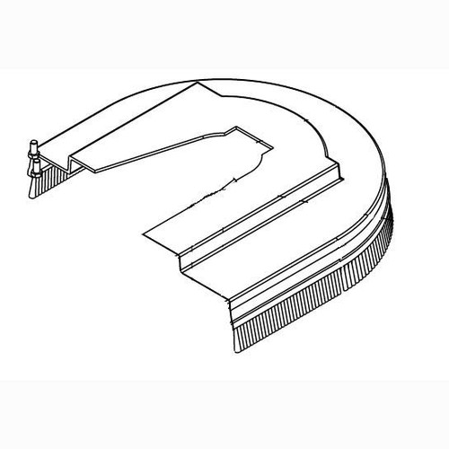 Nilfisk NF56315950 brush housing lh for Clarke Viper