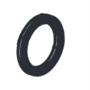Nilfisk NFVF90512 suction tube gasket for Clarke Viper