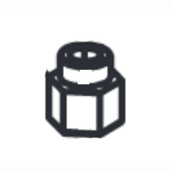 Nilfisk NFVF90439 bushing tension wheel for Clarke Viper