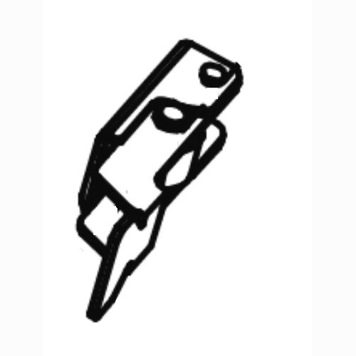 Nilfisk NFVF81218A latch hood for Clarke Viper and