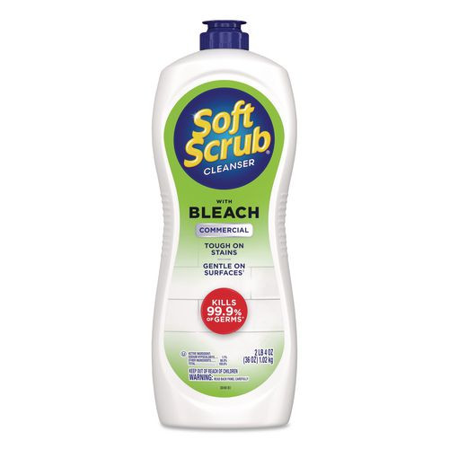 Softscrub creme cleanser with bleach 36oz bottles case