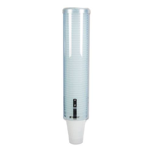 Water cup dispenser large transparent