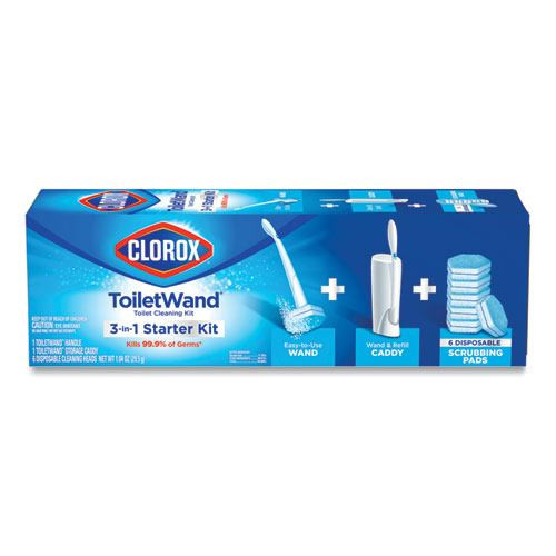 Clorox CLO03191CT Toilet Wand disposable Toilet Cleaning Kit