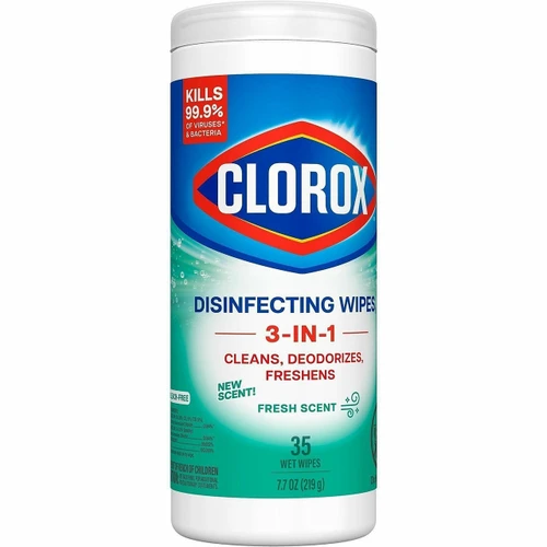 Clorox disinfecting wipes fresh scent 35 wipes per