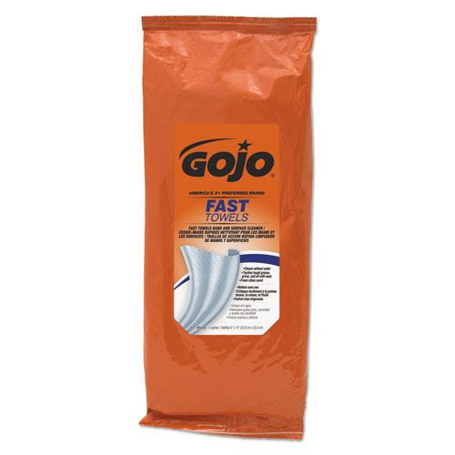 Gojo goj628506 fast towels hand cleaning towels, white,