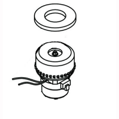 Sandia 100354COM motor with gasket for Sniper 3
