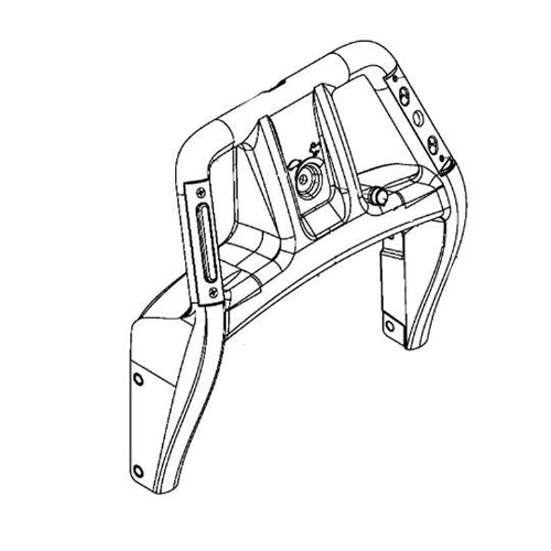 Nilfisk NF56315931 handle rotomold for Clarke Viper and