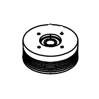 Pioneer Eclipse MP453500 pulley 4 inch 2 bearing