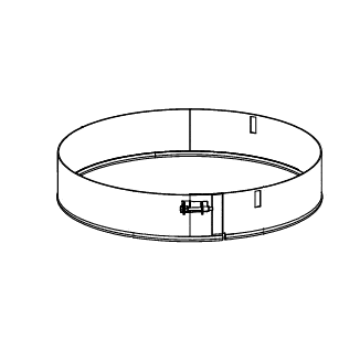 Pioneer Eclipse MP434200 skirt steel 24 inch assembly