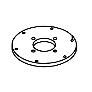 Pioneer Eclipse MP448301 plate padholder adapter