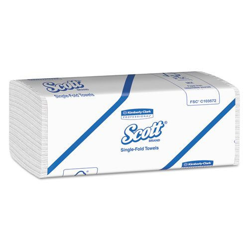 Scott KCC01700 paper hand towels singlefold white case