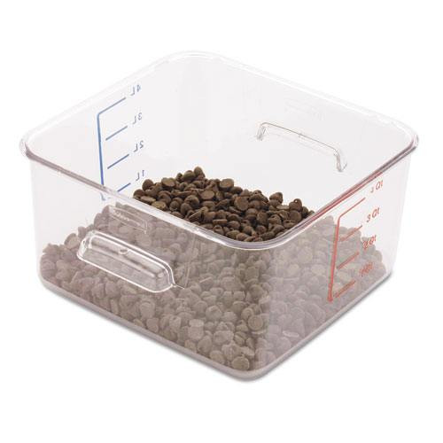 Rubbermaid 6304cle food storage container 4 quart square