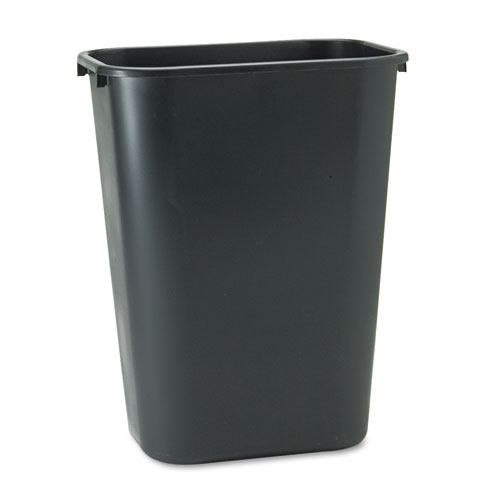 Rubbermaid 2957bla trash can 10 gallon wastebasket plastic