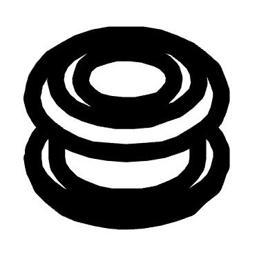 Pioneer Eclipse NB6525 grommet 1 2 id x
