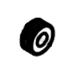 Pioneer Eclipse NB009800 grommet 3 8 x 5