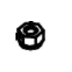 Pioneer Eclipse NB003100 nut hex 1 2 13