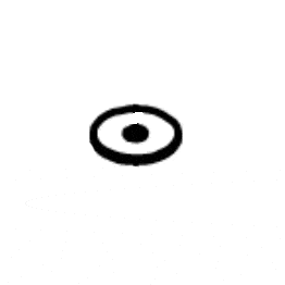Pioneer Eclipse NB006400 washer fender 1 4 x