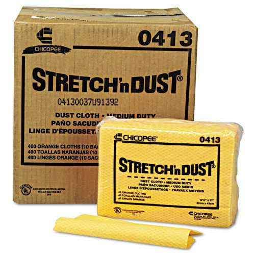Stretch n dust cloths Chicopee yellow orange 12.6x17