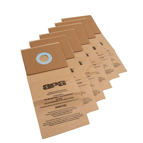 Nilfisk NF56391185 bag disposable 6 pk