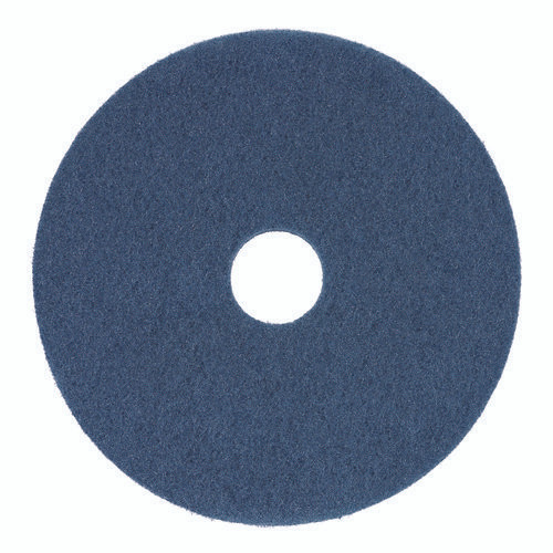 Boardwalk BWK4014BLU blue scrub floor pads 14 inch