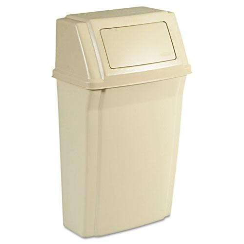 Rubbermaid 7822bei trash can profile 15 gallon container