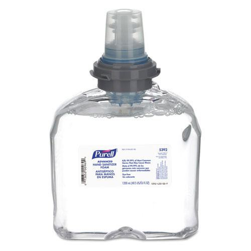Purell goj539202ct tfx12 1200ml touch free foaming hand sanitizer