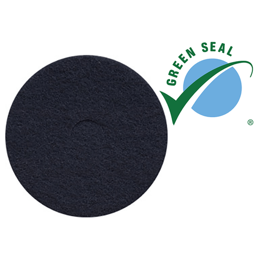 3M 7300 High Productivity black strip floor pad MMM08277