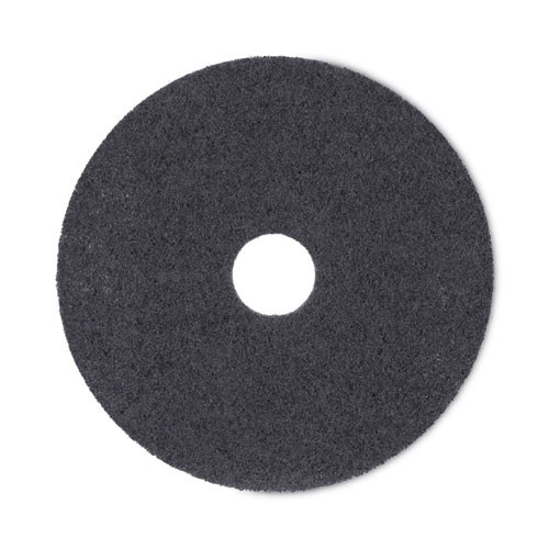 Boardwalk BWK4019HIP high performance black strip floor pad
