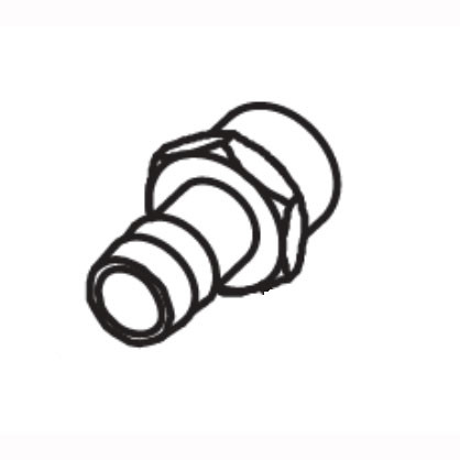 Betco E8226900 fitting 0.625 inch threaded x 0.375