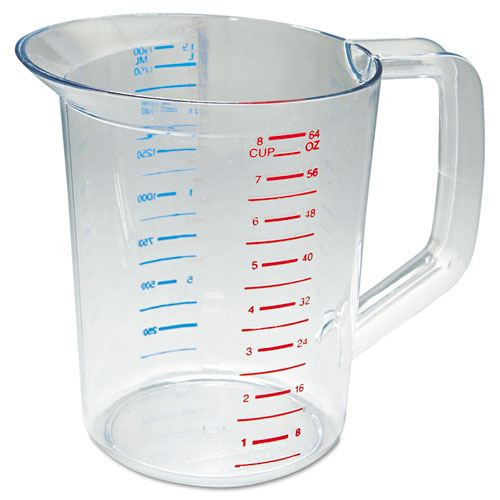 Rubbermaid 3217cle measuring cup clear 2 quart
