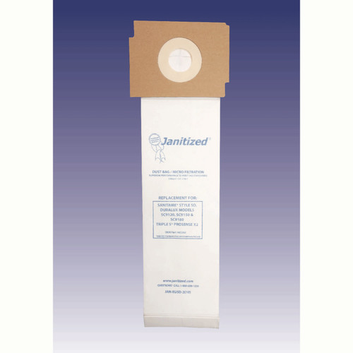 100 Sanitaire style SD vacuum bags replaces 63262