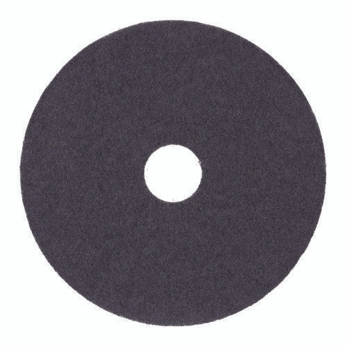 Boardwalk BWK4020BLA black strip floor pads 20 inch
