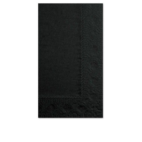 Dinner napkins black 15x17 2ply case of 1000